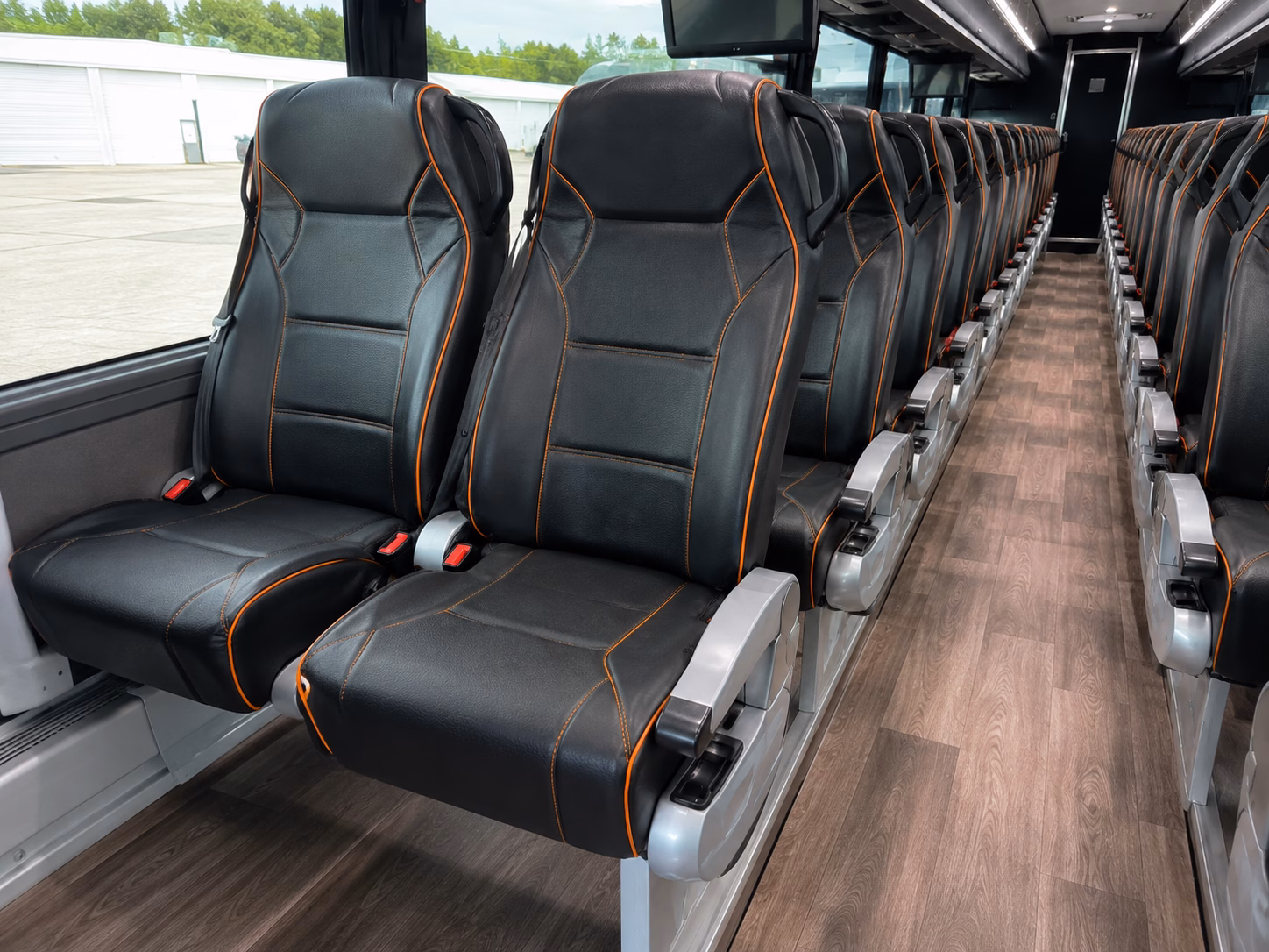 tampa construction and film crew shuttle buses